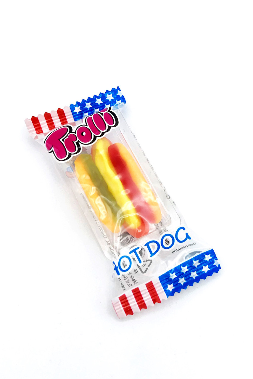 Желейні цукерки Trolli Hot Dog і Троллі Хот Дог, фото 1
