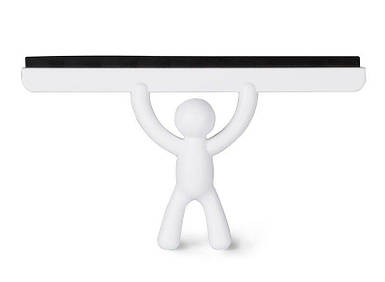 Скребок для ванної кімнати Buddy білий