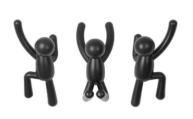 Вішалка Buddy 3 шт. чорний