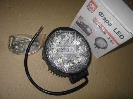 Фара LED кругла 24W DK B2-24W-A SL, фото 1