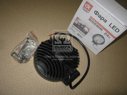 Фара LED кругла 24W DK B2-24W-A SL, фото 3