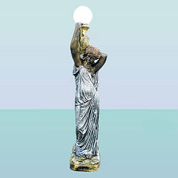 Декоративний світильник скульптура Дана. Підлоговий торшер для дому