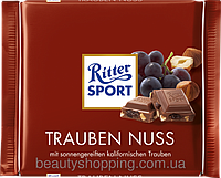 Шоколад Ritter Sport TRAUBEN NUSS (З ИЮМОМ І ГОРІХОМ) Німеччина 100г