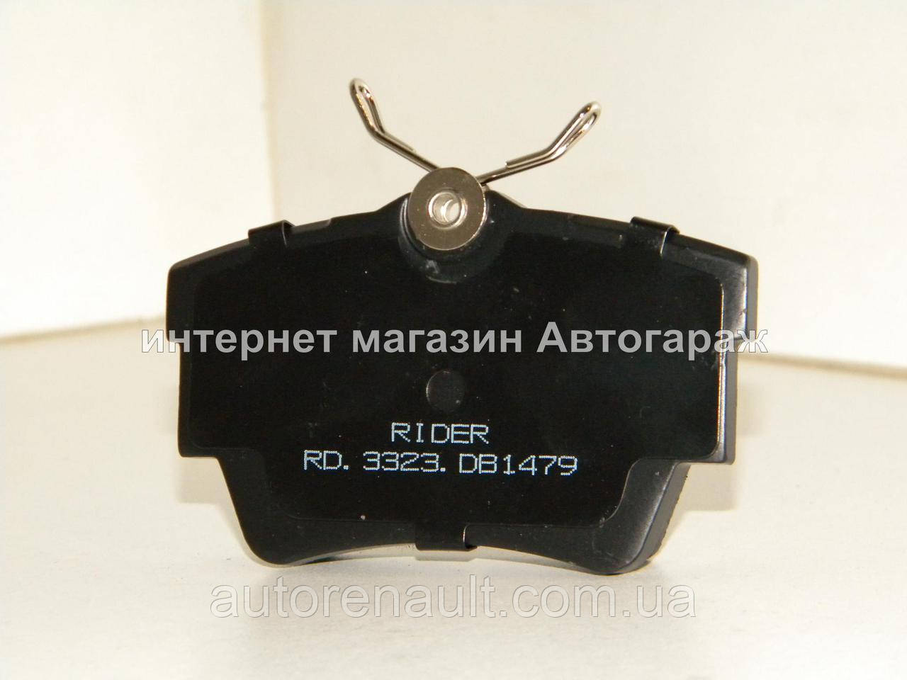 Гальмівні колодки задні, Рено Триафик III - RIDER (Угорщина) - RD3323DB1479, фото 1