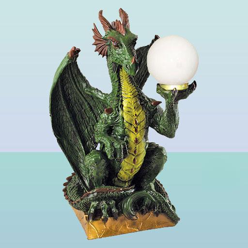 Декоративний світильник скульптура Дракон (Б)