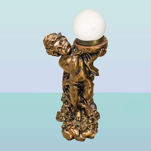 Напольный торшер для дома. Декоративный светильник статуя Богдан - фото 1 - id-p35536782