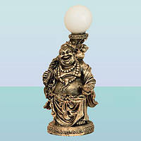 Декоративный светильник статуя Хотей. Напольный торшер для дома