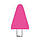 Куля шліфувальна конічна 32х32х6 мм. рожевий корунд, фото 3