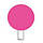 Куля шліфувальна куля 25х25х6 мм рожевий корунд, фото 3
