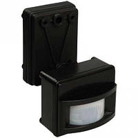 Датчик движ. ДД 017 білий, макс. 1100Вт, кут обз. 120град., дальність 12м, ІР44, ІЕК Чорний