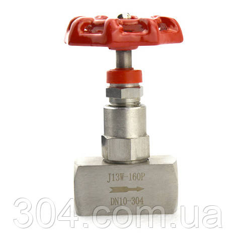 Кран нержавіючий голчастий Ду 15, 1/2 дюйма AISI 304, фото 1