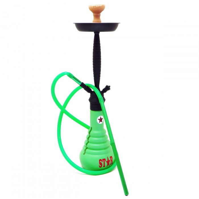 Кальян AMY 4 STARS 610 висота 72 см на 1 персону зелений