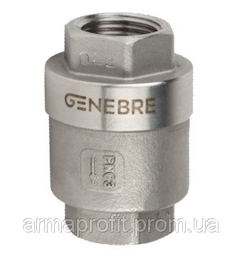 Клапан обратный нержавеющий резьбовой GENEBRE тип 2416 AISI316 Ду20 Ру63 - фото 3 - id-p46745326
