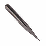 Набір фрез 0.1 мм 10 градусів, піраміда, 3.175 мм із вольфрамової сталі із загальною довжиною 31.5 мм для гравіювання, фото 3