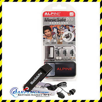 Alpine MusicSafe Pro Black Edition — БЕРУШІ ДЛЯ МУЗИКАНТОВ і DJs + ПОДАРУНОК! Голландія.