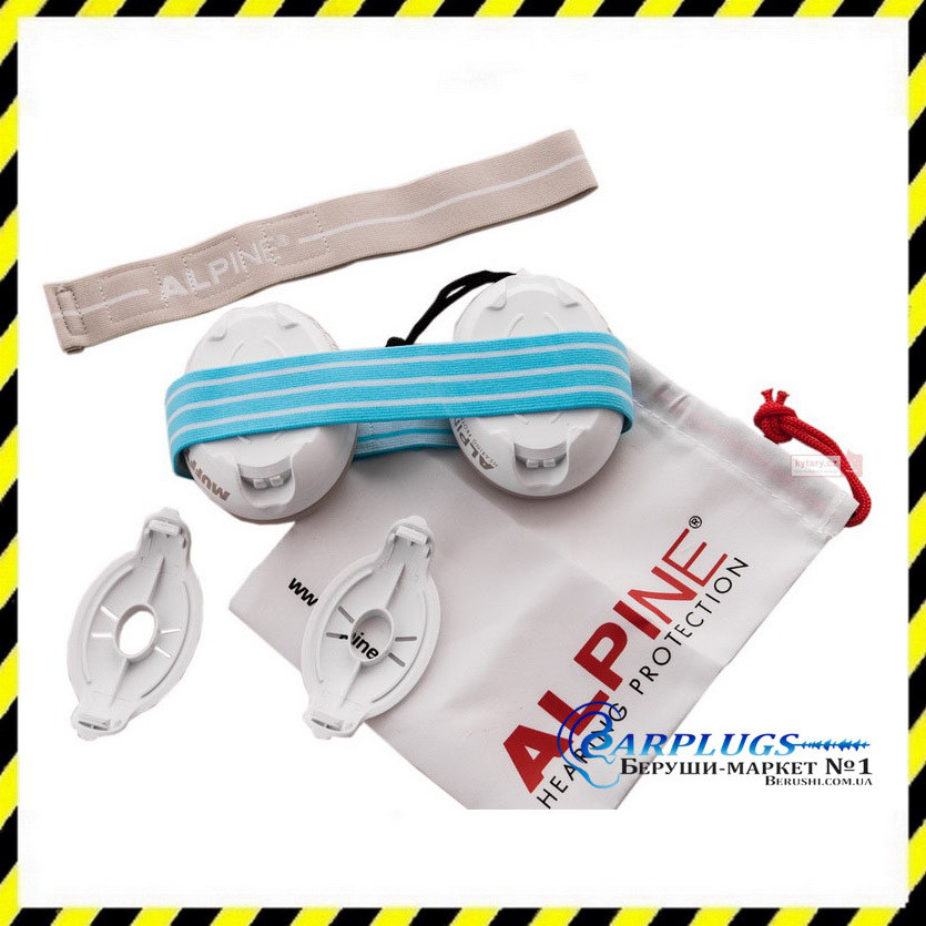 Навушники для дітей (3-36 міс.) Alpine Muffy Baby, white-blue.