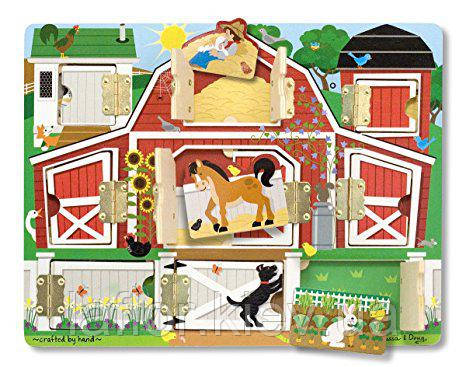 Дошка з віконцями Ферма Melissa&Doug, фото 1