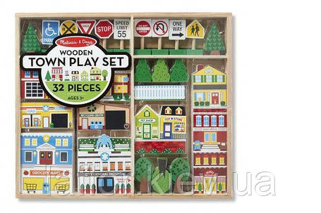 Дерев'яний набір Місто Melissa&Doug, фото 1