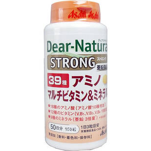 Dear Natura STRONG Японські вітаміни, мінерали, амінокислоти (39 компонентів), 150 таблеток на 50 днів