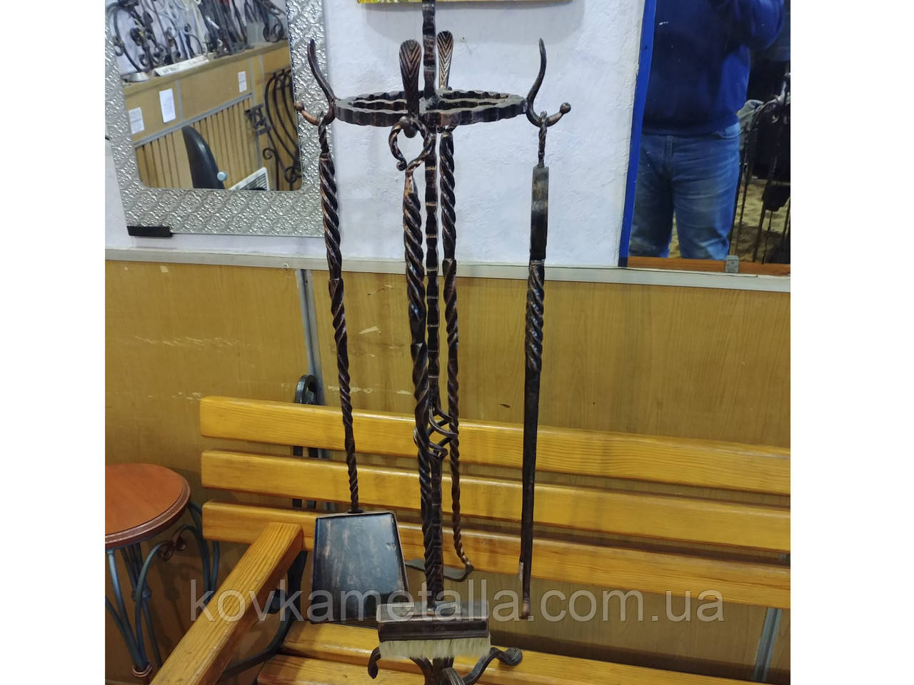 Кованый каминный набор № 2: продажа, цена в Киеве. Аксессуары для печей ...