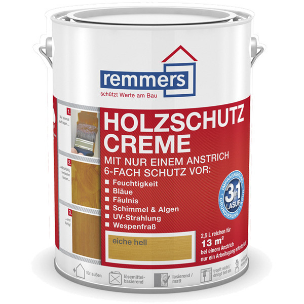 Фарба для дерев'яних фасадів Remmers Holzschutz-Creme - 20л