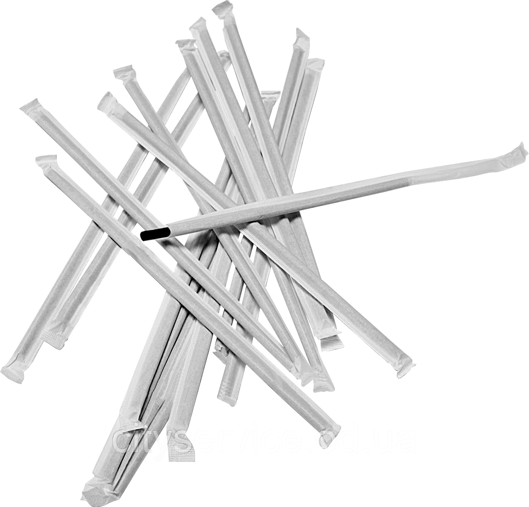 Трубочки в паперовому пакованні Ø 4,8 мм., фото 1