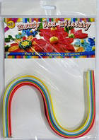 Папір для квілінгу №17 10мм*420мм 10 кольорів Рюкзачок (10)