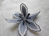 Квітка для волосся, тонка ручна робота, колір на ваш вибір., фото 6