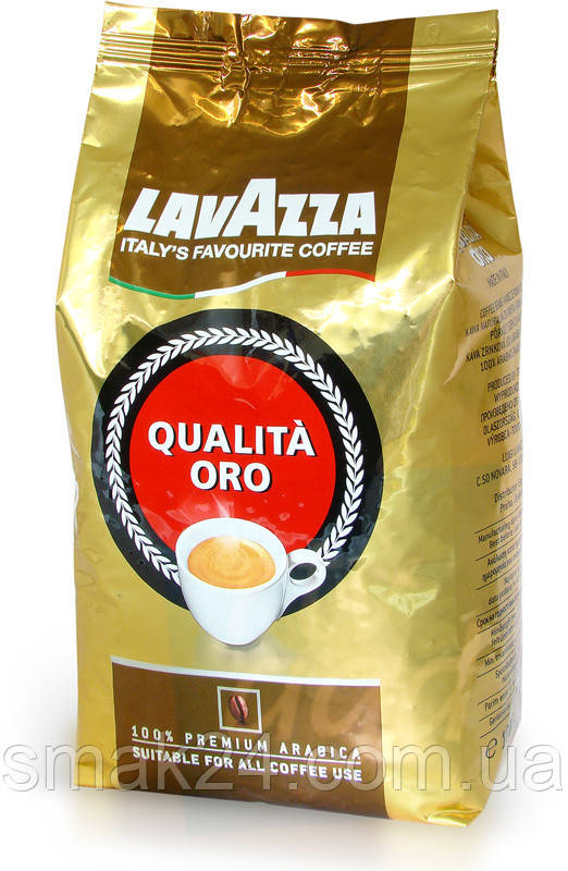 Кофе в зернах LavAzza Qualita Oro Premium 1 кг Италия - фото 2 - id-p634716195