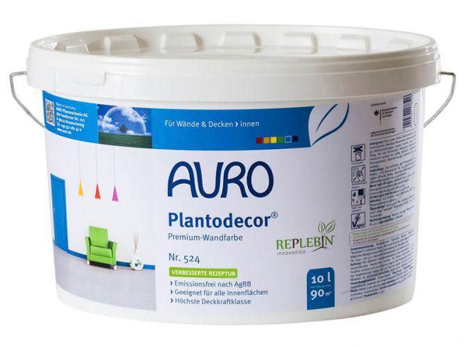 Натуральна фарба для стін і стель Plantodecor premium AURO No. 524 10 л