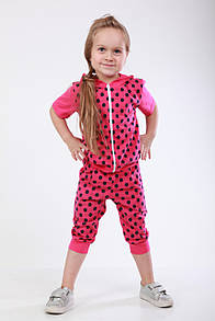 Дитячий літній костюм для дівчинки фулікра