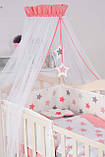 Дитяче ліжко Twins Stars 3D 9 ел S-002 coral, фото 6