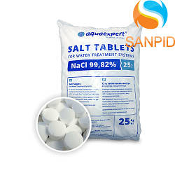 Таблетована сіль Aquaexpert 25 кг
