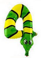 Кулька з плівки "Цифра чотири - змія" , 39 х 47 см.