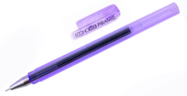 Ручка гелева Economix Piramid фіолетова Е11913-12
