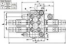 Моноблочні гідророзподільники з електричним управлінням OMFB 12V (5 важелів), фото 2