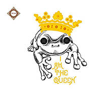 Пошитий клатч Sugar glam для вишивки "Queen-frog"