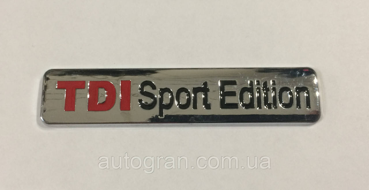 Емблема напис багажника TDI Sport Edition