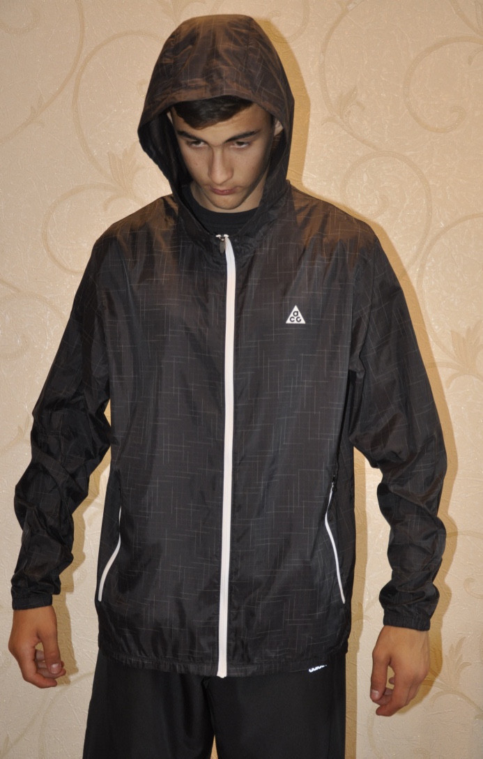 Літня чоловіча вітровка з капюшоном ACG., фото 1