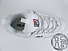 Жіночі кросівки Fila Disruptor II 2 Leather White/Navy Blue/Red FW01655-111, фото 7
