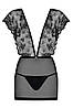Комплект зі сорочки та трусів Obsessive MEROSSA CHEMISE, фото 3