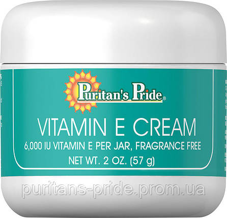 Puritan's Pride Vitamin E Cream 6,000 IU 2 oz, фото 2