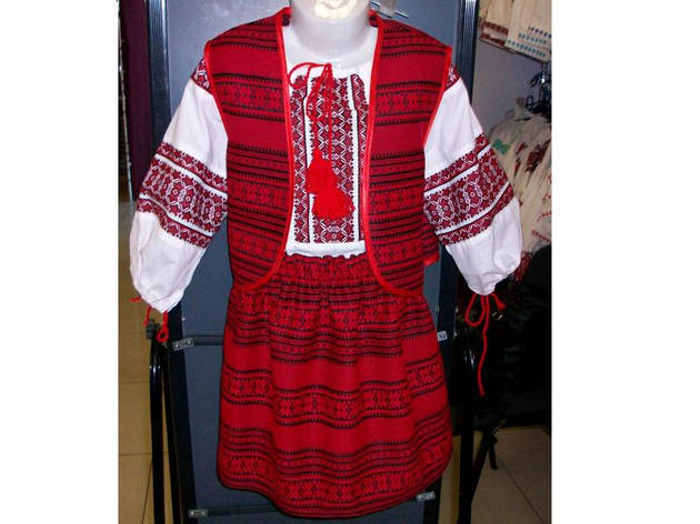 Український костюм для дівчинки "Осіінь в Карпатах", фото 1