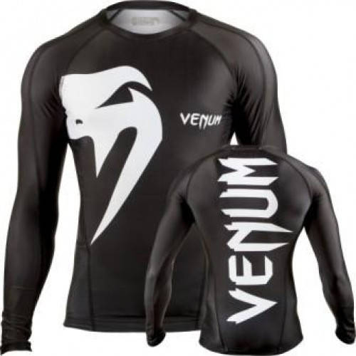 Купить Мужской РАШГАРД VENUM GIANT RASHGUARD LS BLACK ""В стиле"", цена ...