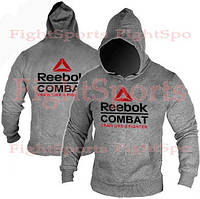 Мужская Толстовка Reebok Combat GRAY "В стиле"