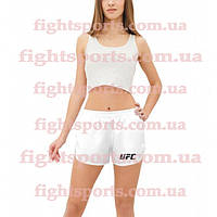 Женские шорты UFC WHITE "В стиле"