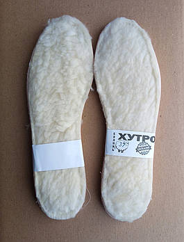 Устілки для взуття хутро зима на шкіркартоні розмір 37