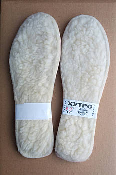 Устілки для взуття хутро зима на шкіркартоні розмір 43