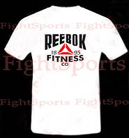 Мужская Футболка REEBOK FITNESS WHITE "В стиле"