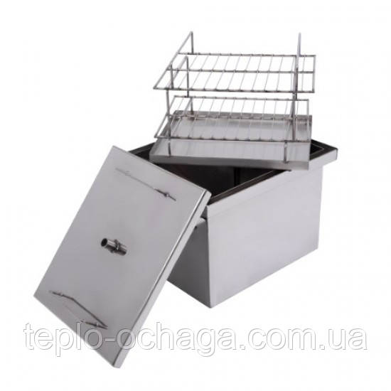 Коптильня горячего копчения из нержавейки